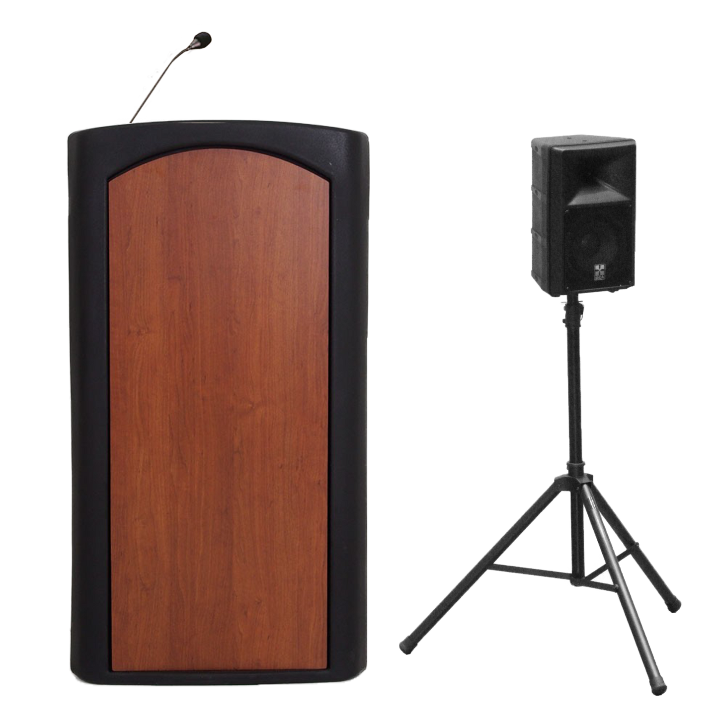 Presenter Lecterns and Podiums with External Speaker
