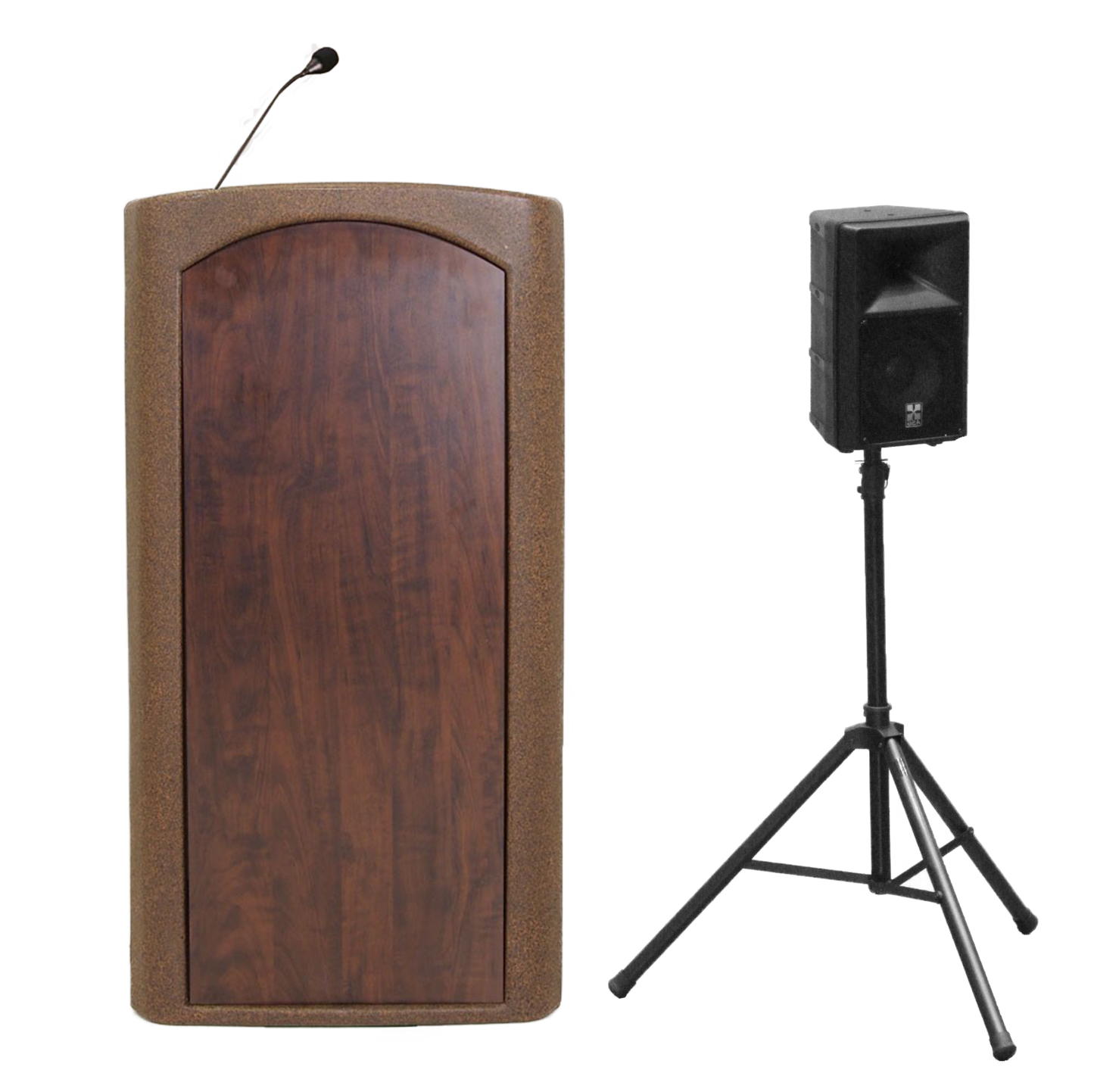 Presenter Lecterns and Podiums with External Speaker