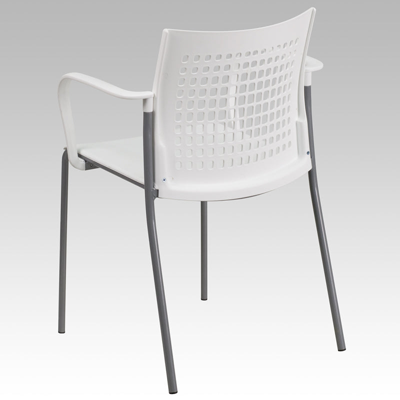 HERCULES Series White Stack Chair