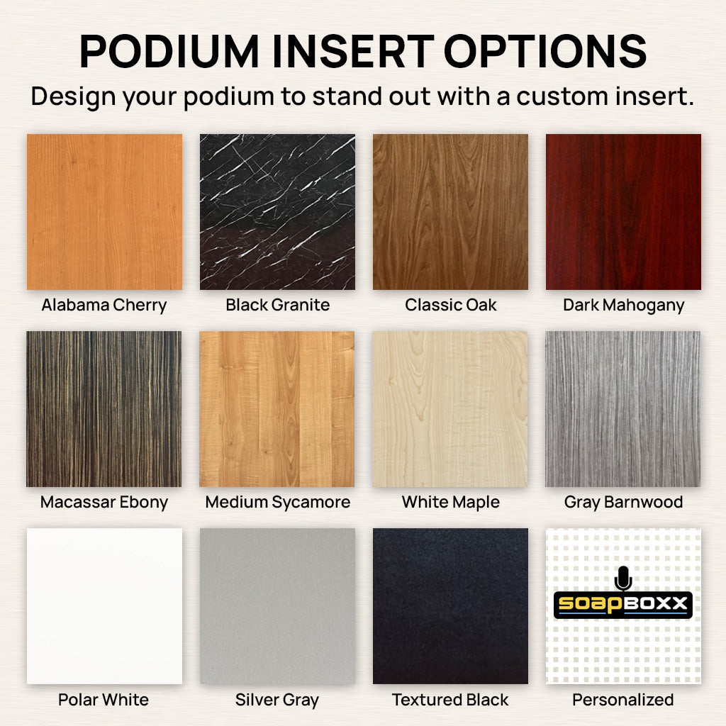Podium Inserts