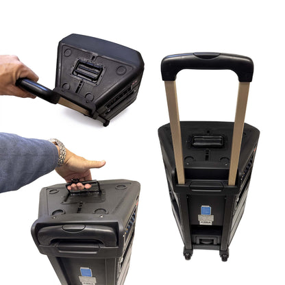 12" Portable PA Sound System with CD Player & Wireless Mics