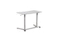 Sit-down,stand-up light gray computer desk