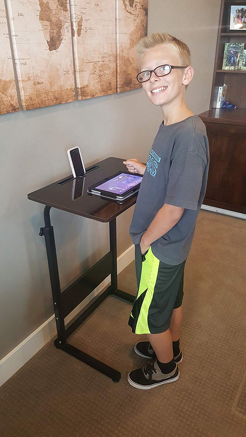 Adjustable Desk/Children Lectern Desktop Home Office Sit Stand Up Desk 29.5 to 37.5 inches- Audio System Group