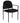 Black Fabric Comfortable Stackable Steel Side Chair With Arms