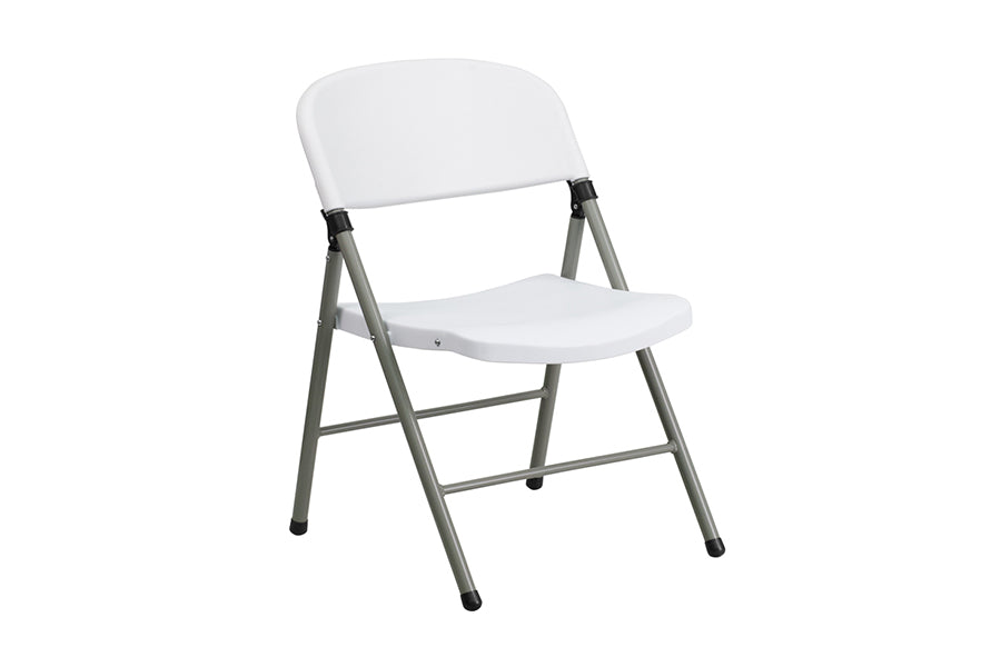 HERCULES Series White Plastic with Gray Frame