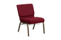 HERCULES Series 21'' Extra Wide Burgundy Fabric Chair