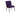 HERCULES Series 21'' Extra Wide Royal Purple Fabric Chair