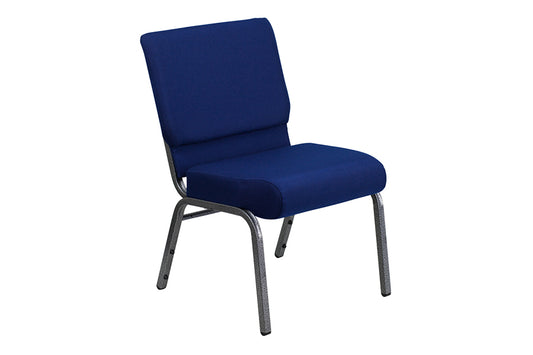 HERCULES Series 21'' Extra Wide Navy Blue Fabric Chair