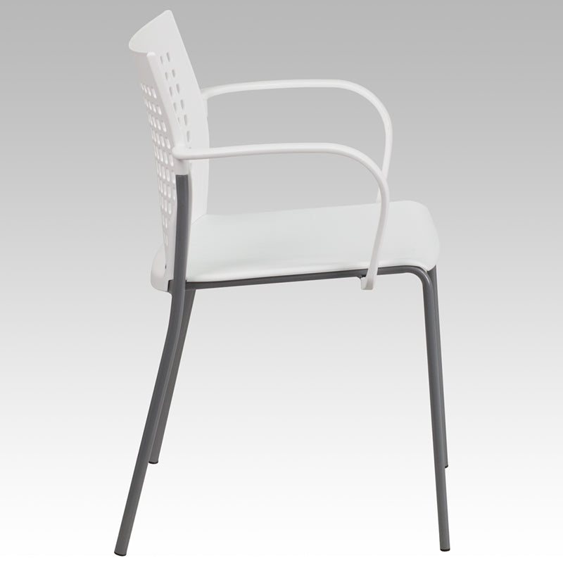 HERCULES Series White Stack Chair
