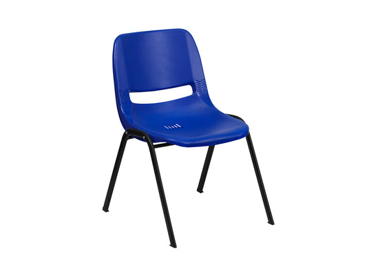 HERCULES Series Blue Ergonomic Shell Stack Chair