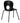 HERCULES Series Designer Black Plastic Stack Chair
