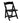 HERCULES Series Black Wood Chair