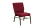 HERCULES Series 18.5''W Burgundy Fabric Chair