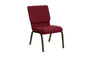 HERCULES Series 18.5''W Burgundy Fabric Chair