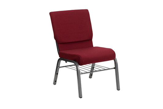 HERCULES Series 18.5''W Burgundy Fabric Chair